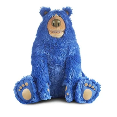 Afbeelding van Jonotoys Knuffelbeer Wonderpark Junior 35 Cm Blauw Pluche