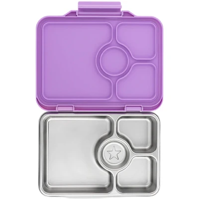 Afbeelding van Yumbox Prêt RVS 4 vakken Lavande Purple