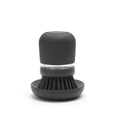 Image de Brabantia Brosse à Vaisselle avec Distributeur de Savon Intégré Dark Grey