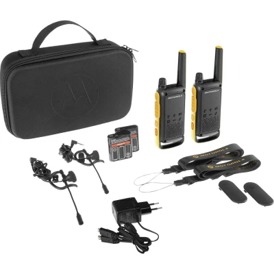 Afbeelding van Motorola Talkabout T82 Extreme Twin Pack twee weg radio 16 kanalen Zwart, Oranje
