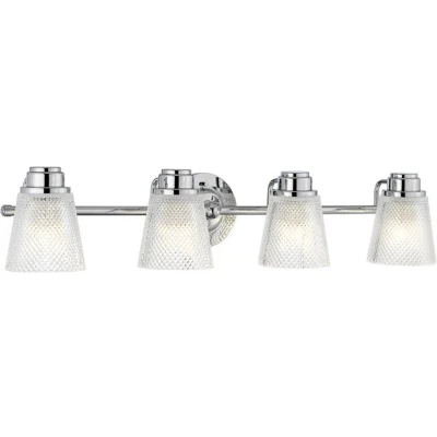 Afbeelding van Quintiesse LED Badkamerarmatuur Hudson 3W 3000K 300Lm 830 IP44 Dimbaar Polished Chrome