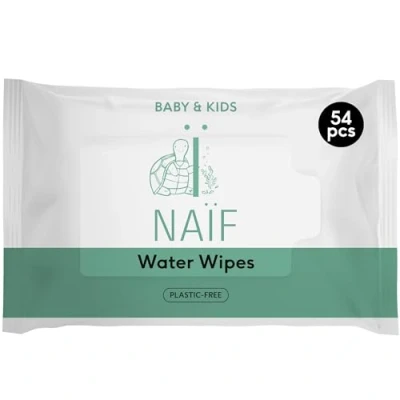 Image de NAÏF Boîte de Lingettes pour Bébé sans Plastique 54 Unités