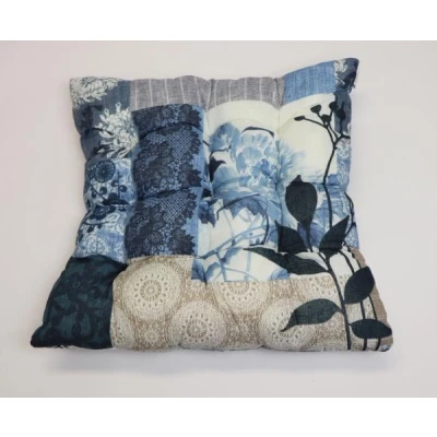 Afbeelding van Madison Toscane zitkussen 46x46 cm Berdin blue