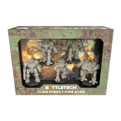 Afbeelding van Catalyst Game Labs BattleTech figuren directe vuurster van de clan uitbreiding miniatuurspel vanaf 14 jaar