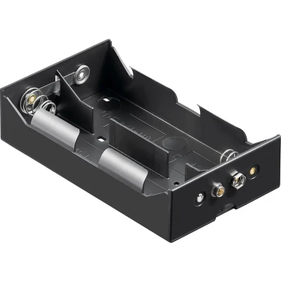 Afbeelding van Goobay 11977 Batterijhouder 4 D (mono) Drukknopaansluiting (l x b h) 133.5 74 31.5 mm