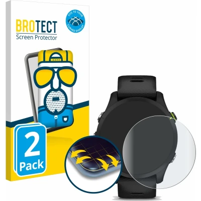 Afbeelding van BROTECT Screenprotector voor Garmin Forerunner 255 / Music Folie Beschermfolie matte volledig dekking (2 Stuks)