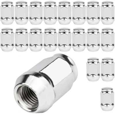 Afbeelding van 20 stuks conische gesloten wielmoeren 60 M12 x 1,5 compatibel met Ford, Chrysler, Toyota, Hyundai, Kia, Honda, Mazda