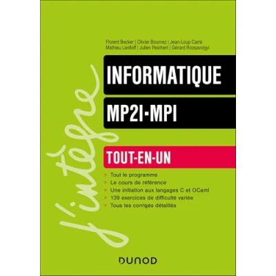Afbeelding van Informatique tout en un mp2i mpi
