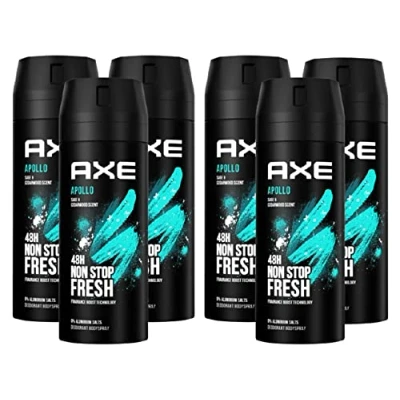Afbeelding van AXE Apollo deodorant 150ml, pak 3 stuks