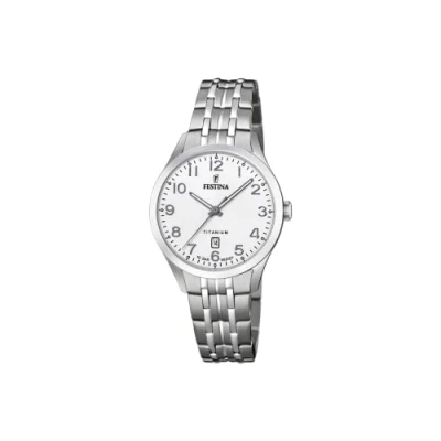 Afbeelding van Festina Calendario Horloge, Dames, Maat: One Size, White