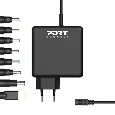 Afbeelding van Port Connect Universele Laptop Oplader Notebook Adapter 45 W EU