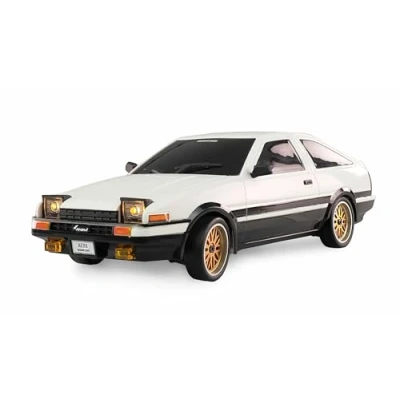 Afbeelding van Amewi 1:18 RC auto Elektro Straatmodel AE86 Sprinter Trueno Scale Drift Wit Brushed Achterwielaandrijving RTR 2,4 GHz Incl. accu en laadkabel