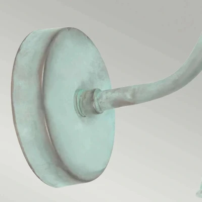 Afbeelding van Elstead Lighting LED Wand Buitenlamp Somerton 1X E27 Max 60W IP44 Dimbaar Verdigris