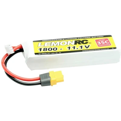Afbeelding van LemonRC LiPo accupack 11.1 V 1800 mAh Aantal cellen: 3 35 C Softcase XT60