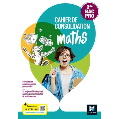 Image de Cahier de consolidation Maths 2de Bac Pro Manuel élève 2023