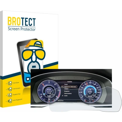 Afbeelding van BROTECT Screenprotector voor Volkswagen Passat Active Info Cockpit 12.3&quot; Folie Beschermfolie matte