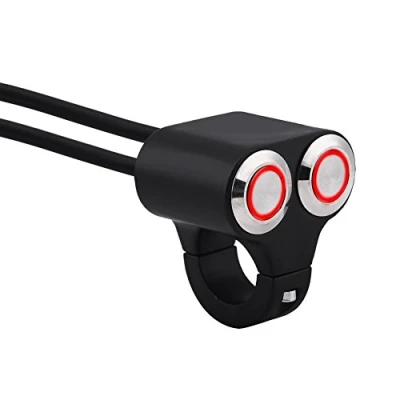 Afbeelding van Universele 7/8 inch motorfiets stuurschakelaar (type D)
