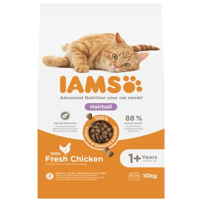 Afbeelding van Iams Kat Adult Hairball Control Kip 10 kg
