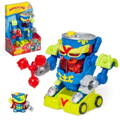Afbeelding van SUPERTHINGS Ultra Striker Mr. King Robot van uit de tv serie &quot;SuperThings Kazoom Power&quot; bevat 1 robot, exclusief