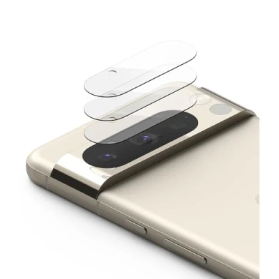 Afbeelding van Ringke Camerabescherming Google Pixel 8 Pro gehard glas [3 stuks] 9H hardheid camera lens bescherming anti kras geen flitsinterferentie achtercamera helder