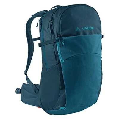 Image de VAUDE Wizard 24+4 Sac à dos polyvalent de taille moyenne, pour la randonnée et le quotidien Mixte (lot 1), Blue Sapphire, 28 Litres, Sacs