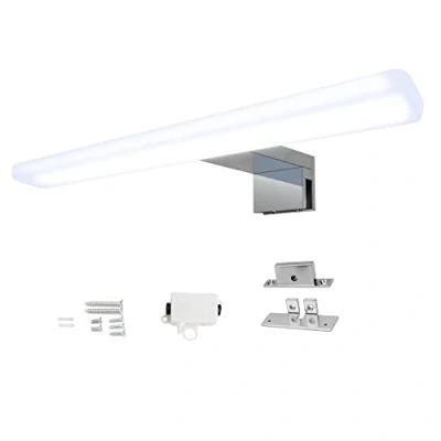 Afbeelding van kalb Kalfsleer Mera LED Badkamer Licht Lamp Spiegel 230V, 300mm Warm Wit