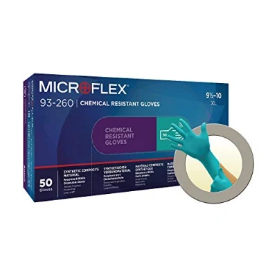 Afbeelding van Microflex 93260100 93 260 wegwerphandschoenen, 3 laags, neopreen en nitril, maat XL