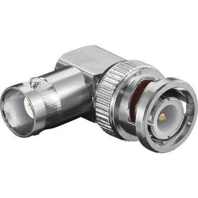 Afbeelding van Goobay BNC haakse connector &gt; koppeling met vergulde contacten