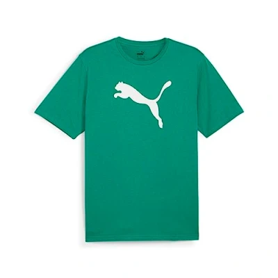 Afbeelding van Puma, Mannen, Sportief shirt, teamRISE Logo Jersey Katoen (L), Groen, L
