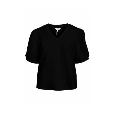 Afbeelding van Object Caroline Tshirt basic, Dames, Maat: XS, Black