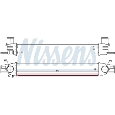 Afbeelding van Nissens Interkoeler 96536