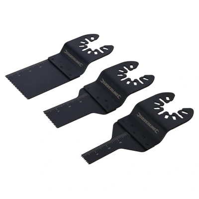 Afbeelding van Silverline 3 delige HCS Multitool zaagbladen set 10, 20, 34 mm