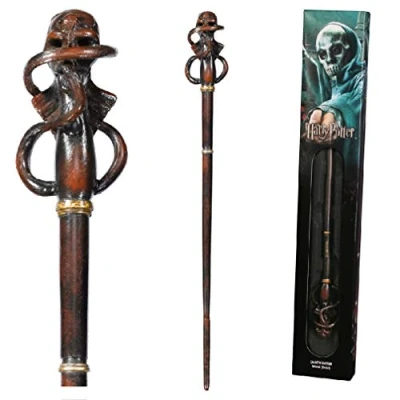Afbeelding van Noble Collection Harry Potter Death Eater / Dooddoener (Swirl) Toverstaf Toverstok Blister Replica