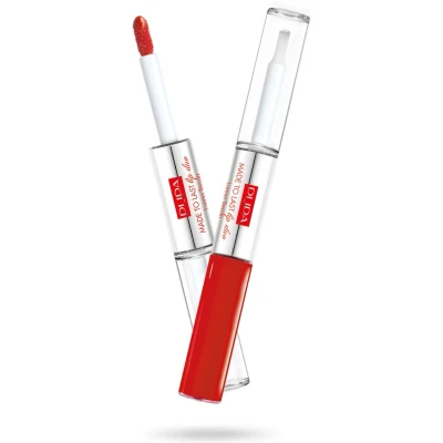 Afbeelding van Pupa Milano Made To Last Lip Duo Liquid Colour Imperial Red 8ml Haibu by Kapperskorting.com