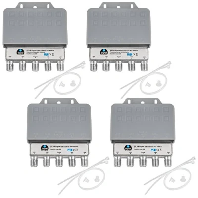 Afbeelding van HB DIGITAL DiseqC schakelaar met weerbestendige behuizing Full HDTV 3D 4K UHD