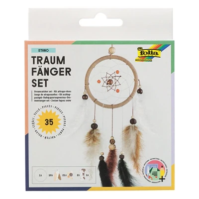 Image de Folia kit créatif attrape rêves marron