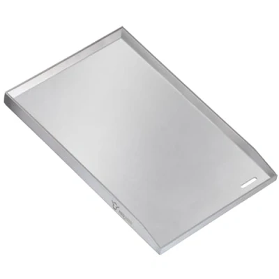 Afbeelding van BBQ Toro 34 stuks roestvrijstalen grillplaten, rechthoekig, universeel en robuust, voor houtskool gas, barbecue accessoires, met afvoergat