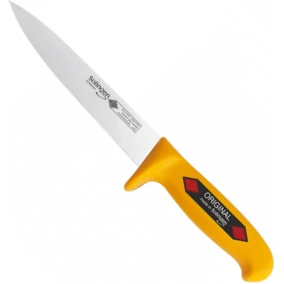 Afbeelding van Eikaso Solingen Vleesmes 16 cm Stijf Lemmet Geel Profitect Heft
