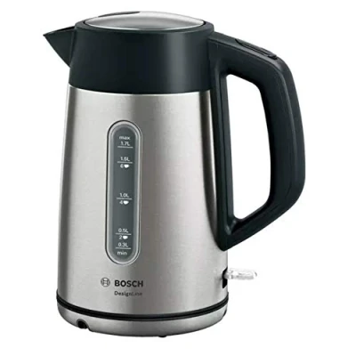 Image de Bosch DesignLine TWK4P440 Bouilloire 1.7 litres 2.4 kWatt inox/noir