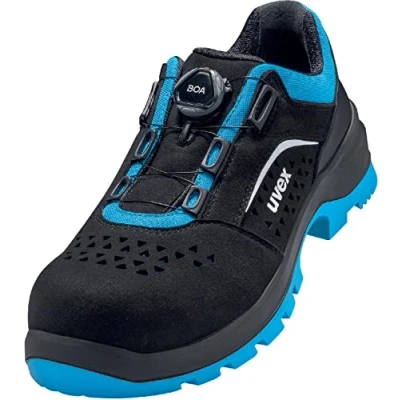 Afbeelding van uvex 9558 9558242 Lage veiligheidsschoenen S1P Schoenmaat (EU): 42 Zwart/blauw 1 paar