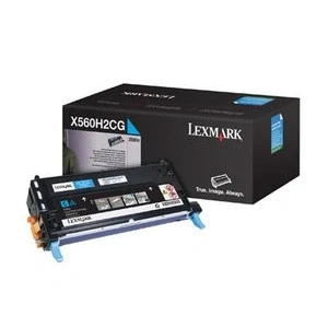 Image de X560n MFP Lexmark X560H2CG toner haute capacité (d&#039;origine) cyan