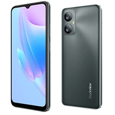 Afbeelding van Blackview A52 Android 12 mobiele telefoon, ontgrendeld, 6,5 inch HD+ display, Octa Core 2 GB + 32 (512 SD extern), 13 MP 5 MP, Dual SIM 4G smartphone, 5180 mAh batterij, digitale vingerafdruk
