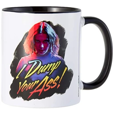 Afbeelding van STRANGER THINGS I Dump Your Ass Coloured Inner Beker 315ml