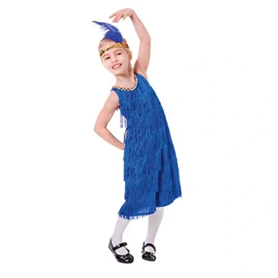 Afbeelding van Bristol Novelty CC423 Charleston jurk voor kinderen, rood, S, meisjes, klein