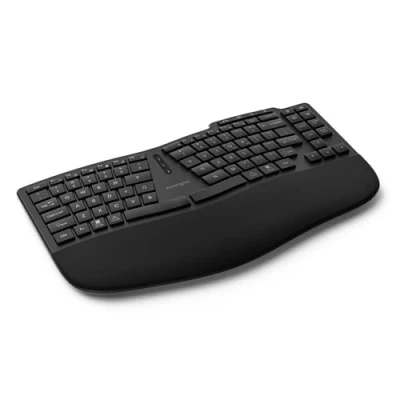 Image de Kensington Pro Fit Ergo KB675 EQ Clavier rechargeable TKL sans fil 2.4 GHz, Bluetooth QWERTY Espagnol noir