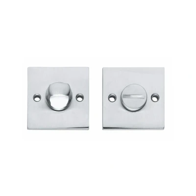 Afbeelding van Intersteel Toiletgarnituur chroom mat 55x55x8 mm
