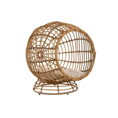 Afbeelding van Hondenbed Home ESPRIT Wit Natuurlijk Synthetische rotan 60 x 58 cm