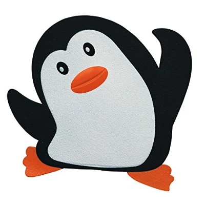 Afbeelding van Spirella Pingy Douchemat van pvc, zwart en wit, 5 stuks