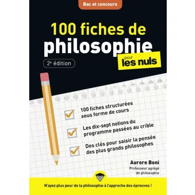 Image de 100 fiches de philosophie pour les Nuls Concours, NE