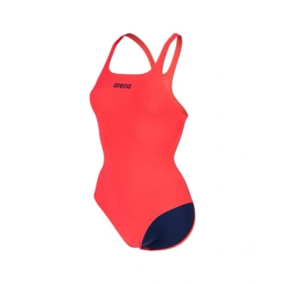 Afbeelding van Arena PRO Solid Badpak, Dames, Maat: 38, Bright coral